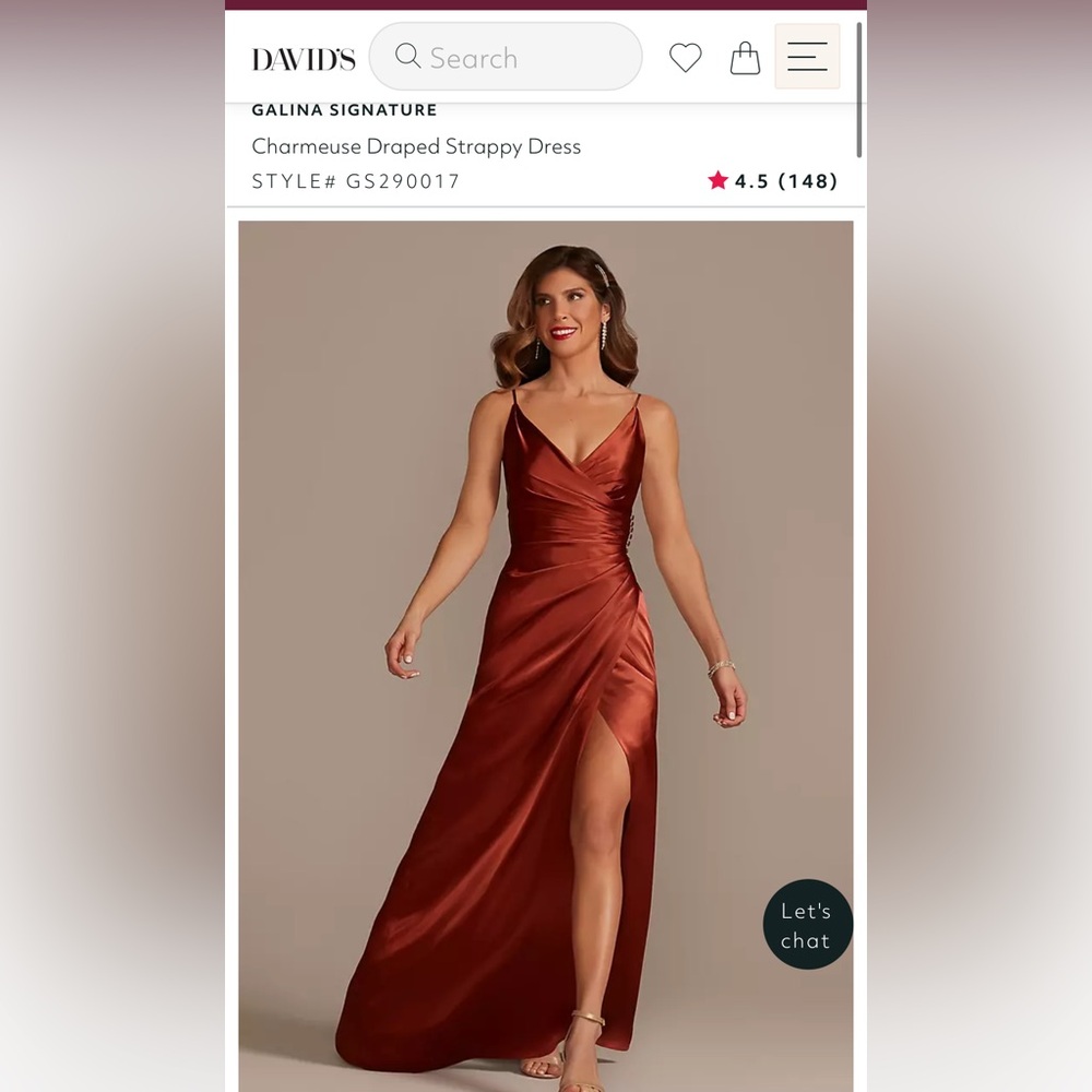 Galina signature bridesmaid gown